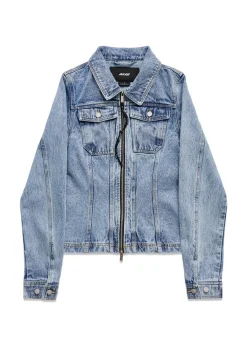 ALIS JENN SHORT FITTED DENIM JACKET