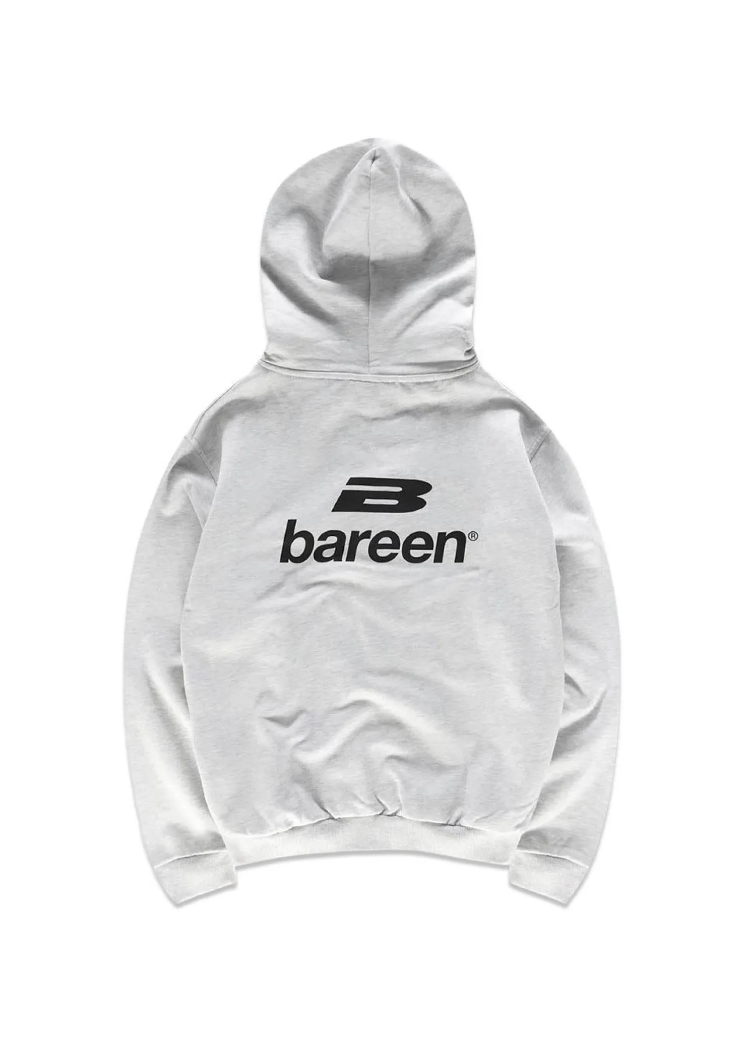 Bareen Oversized Zip Hoodie Logo