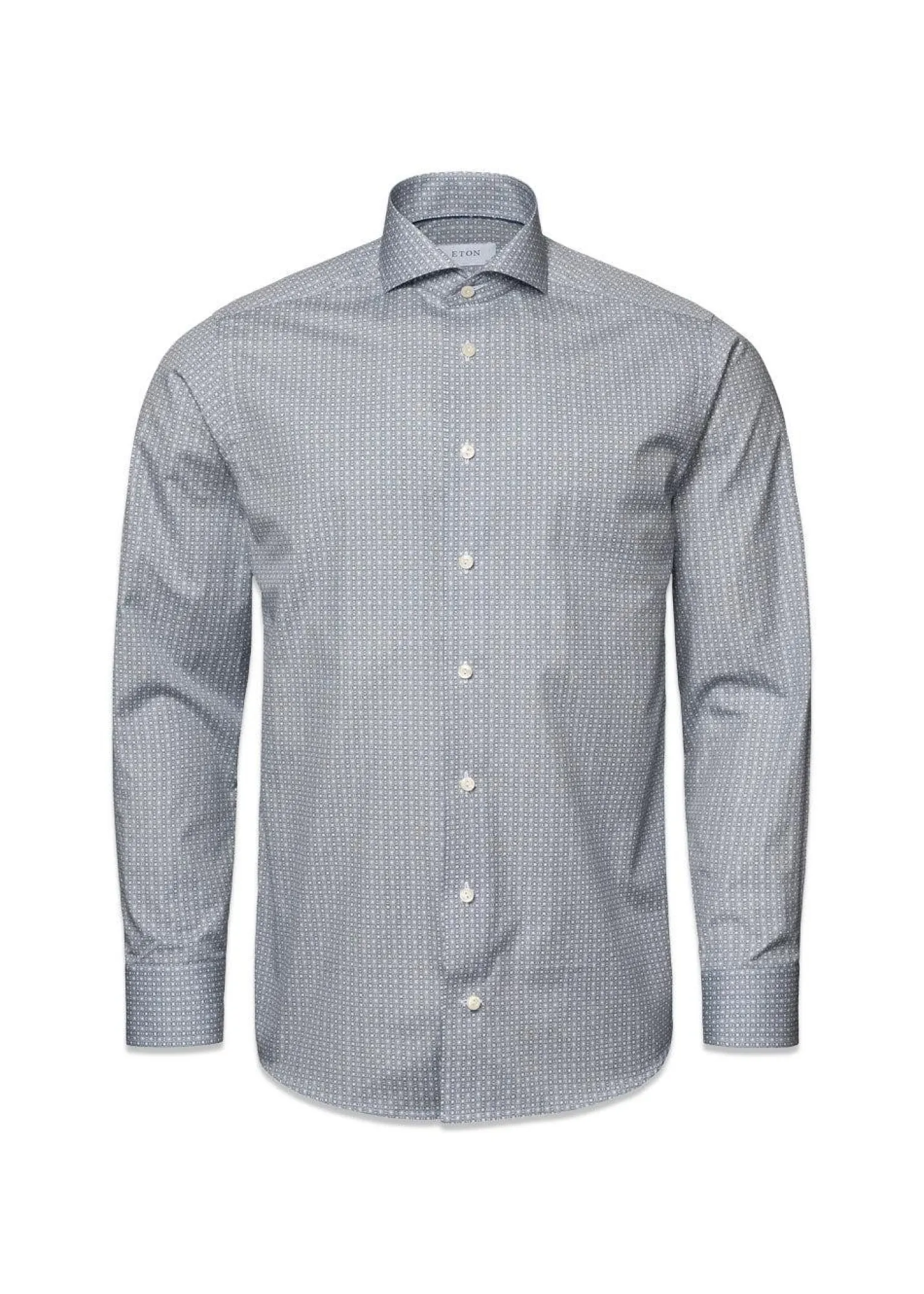 Eton Slim-Poplin Print