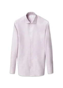 Eton Slim Semi Solid Signatrue Twill Shirt