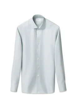 Eton Slim Semi Solid Signatrue Twill Shirt