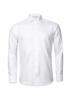 Eton Solid Textured Twill Shirt