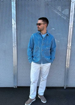 Forét BERRY DENIM OVERSHIRT