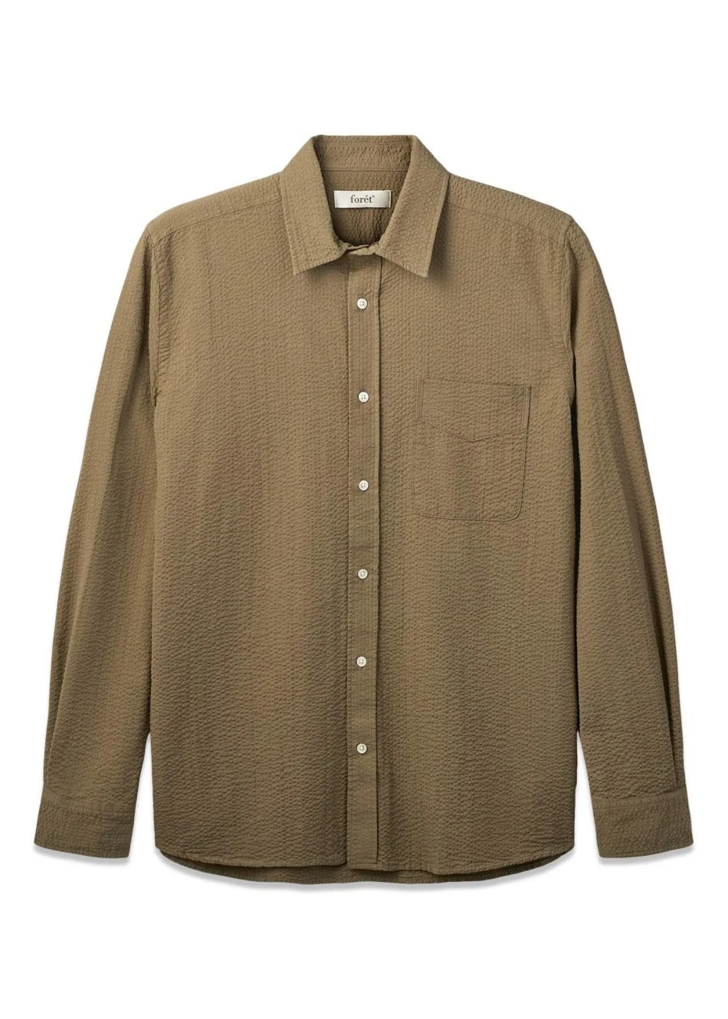 Forét MAPLE REGULAR FIT SEERSUCKER SHIRT