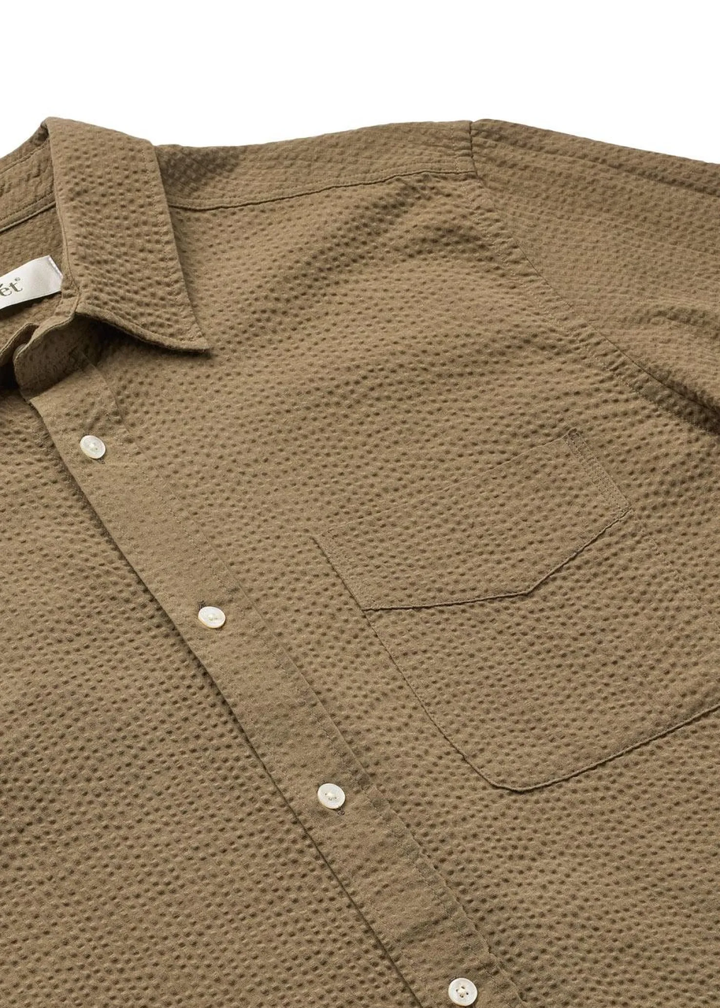 Forét MAPLE REGULAR FIT SEERSUCKER SHIRT