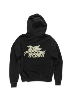 Goodies Sportive VINTAGE BLACK PEGASUS HOODIE