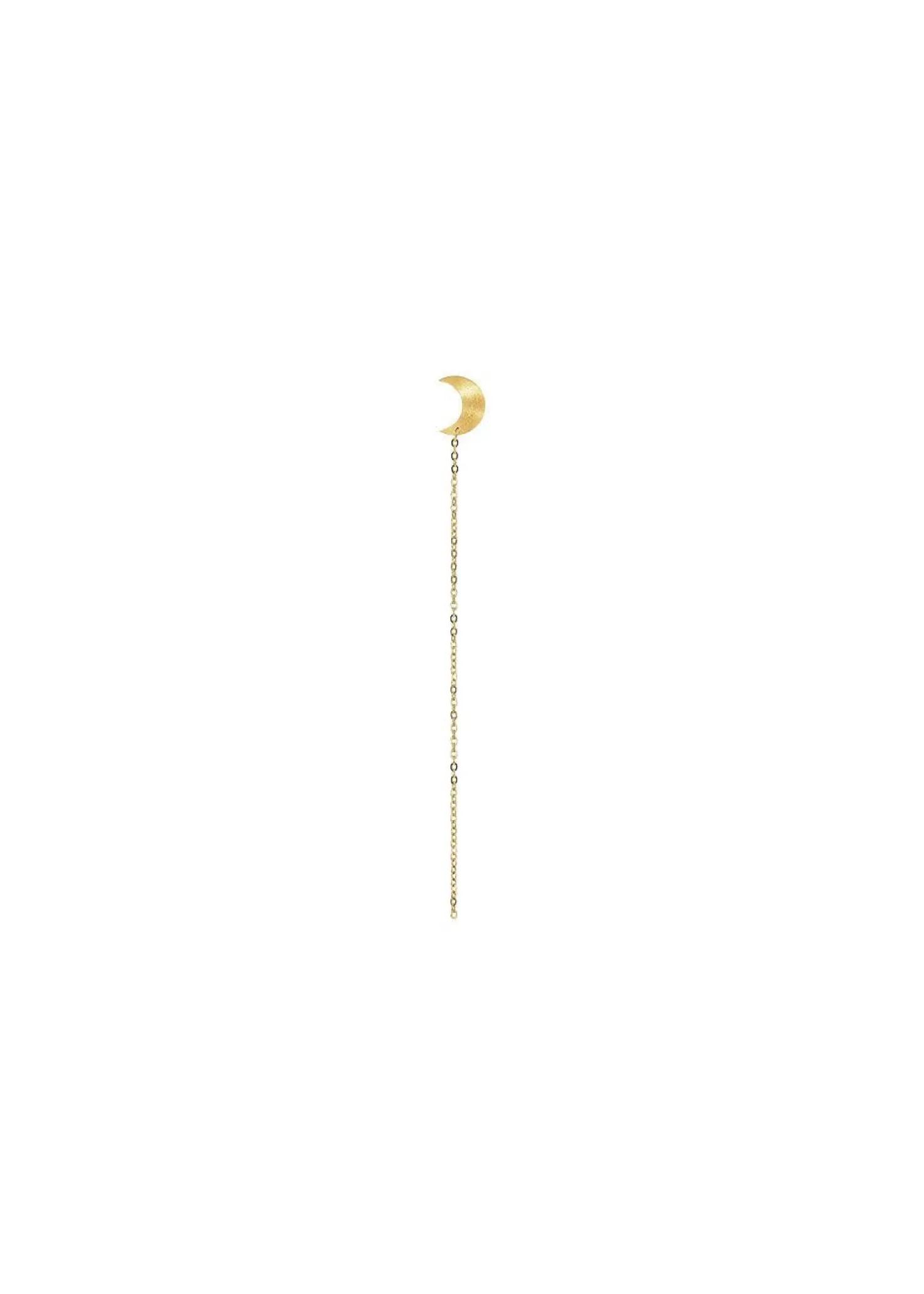 Jane Kønig Half Moon Chain Stud