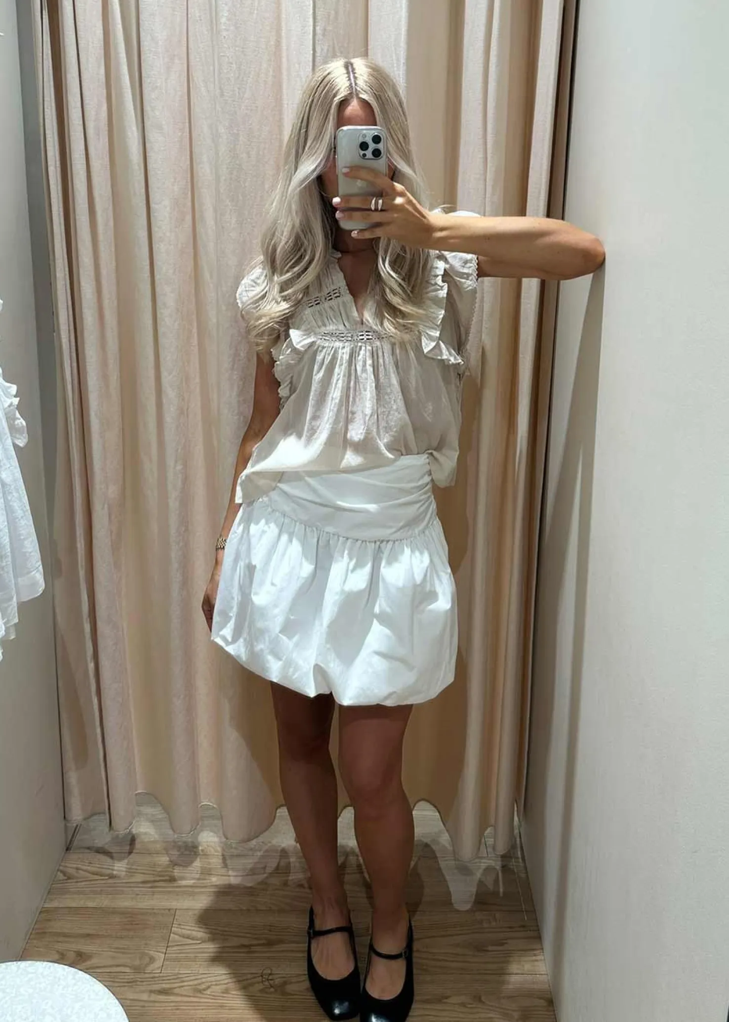 Modström Margotmd poplin skirt
