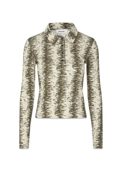Modström Porsiamd print LS polo