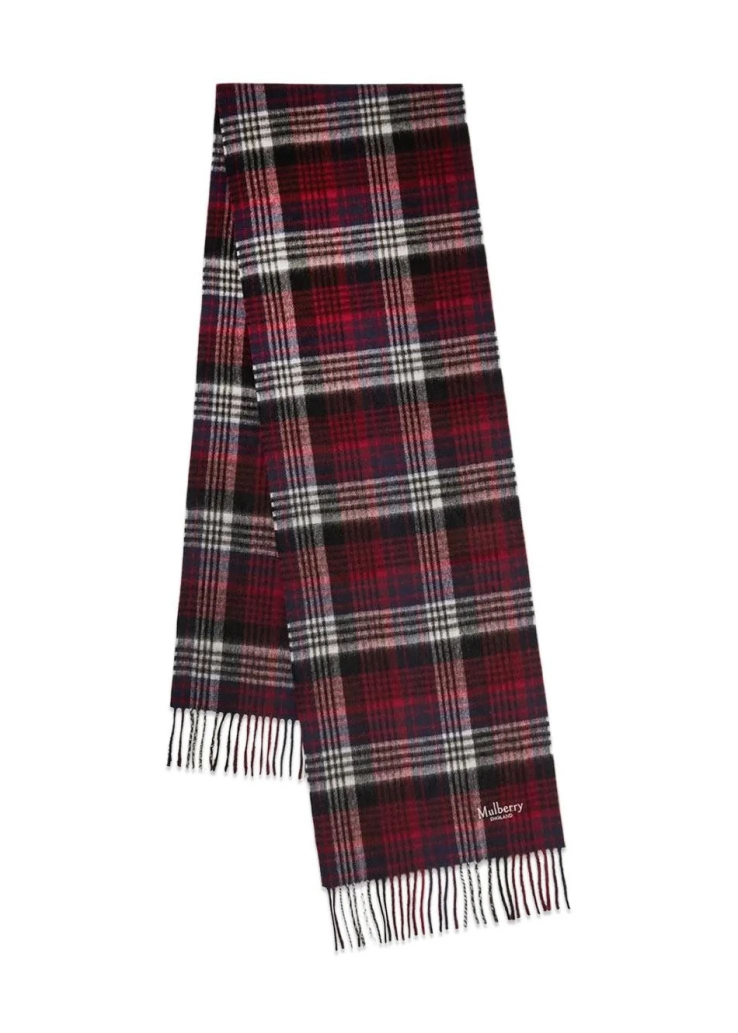 Mulberry Mulberry Heritage Check Scarf