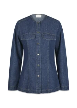 Neo Noir Annie Denim Blouse