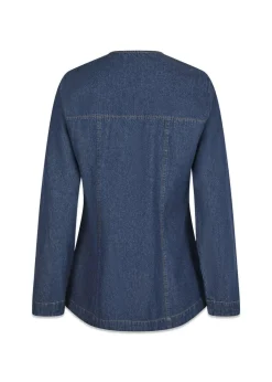 Neo Noir Annie Denim Blouse
