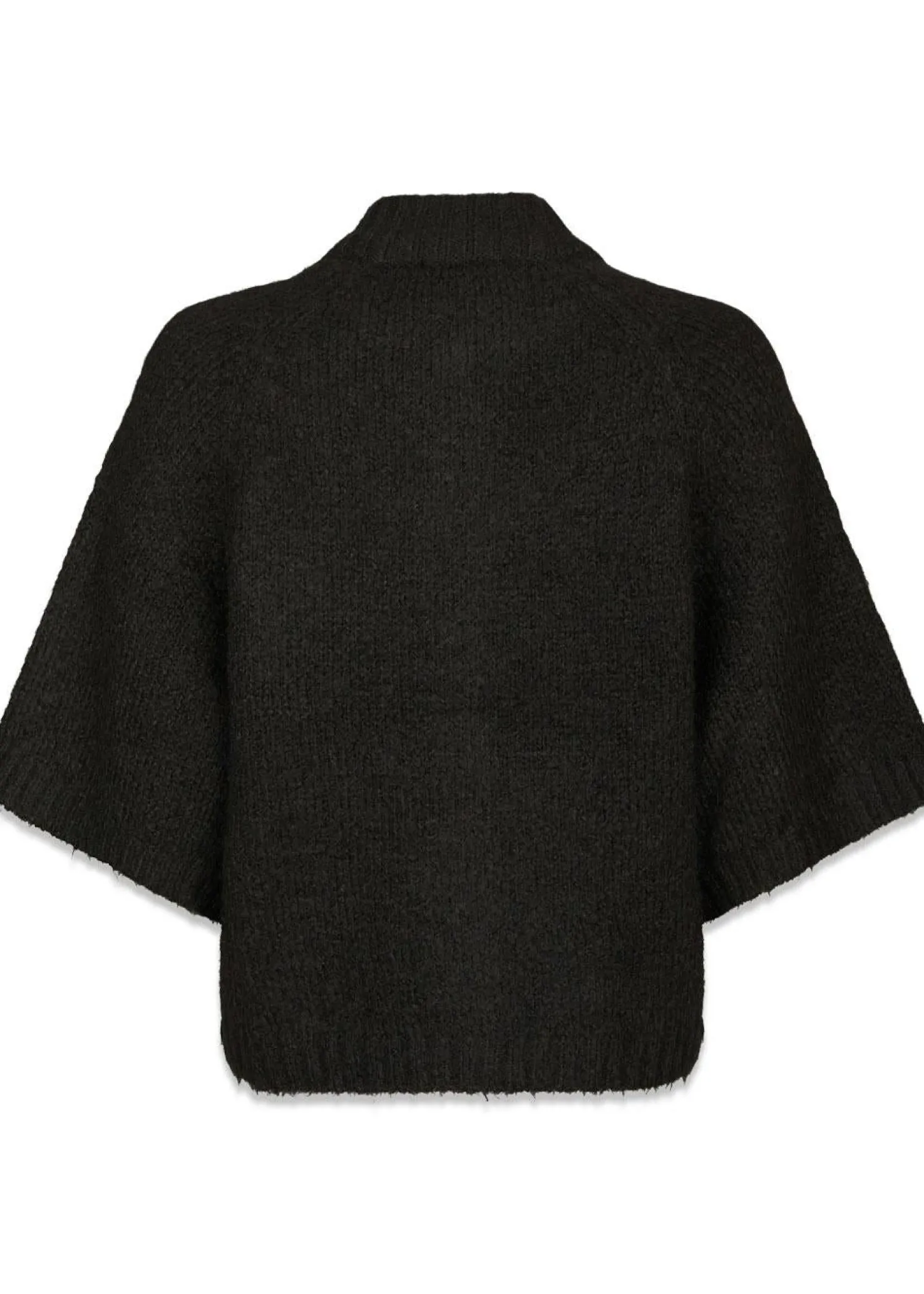 Neo Noir Benuta Fluffy Knit Cardigan