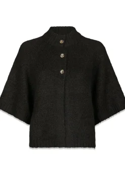 Neo Noir Benuta Fluffy Knit Cardigan
