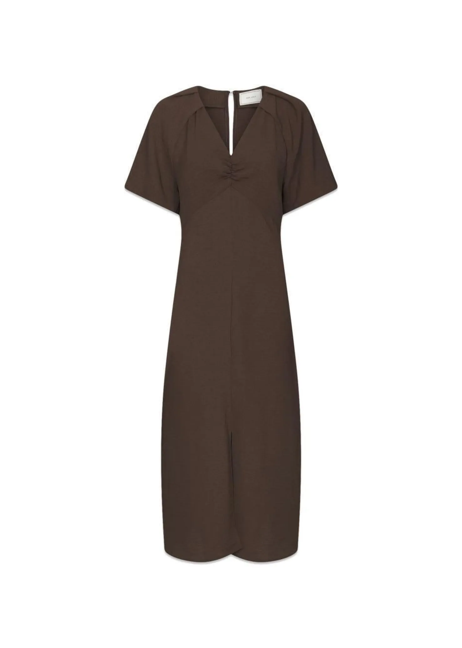 Neo Noir Bomba Structure Solid Dress