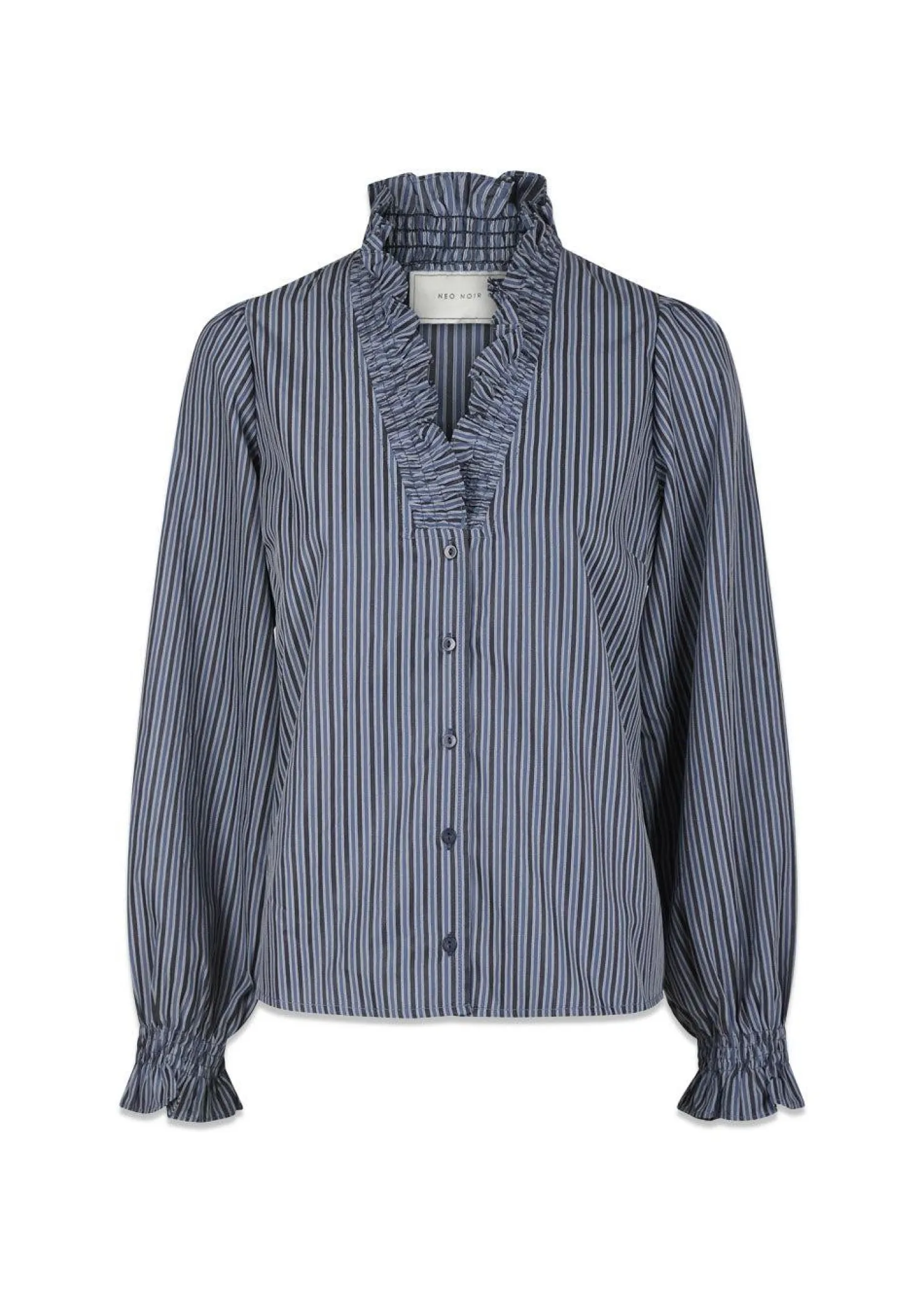 Neo Noir Brielle Twill Stripe Shirt