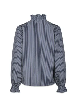 Neo Noir Brielle Twill Stripe Shirt
