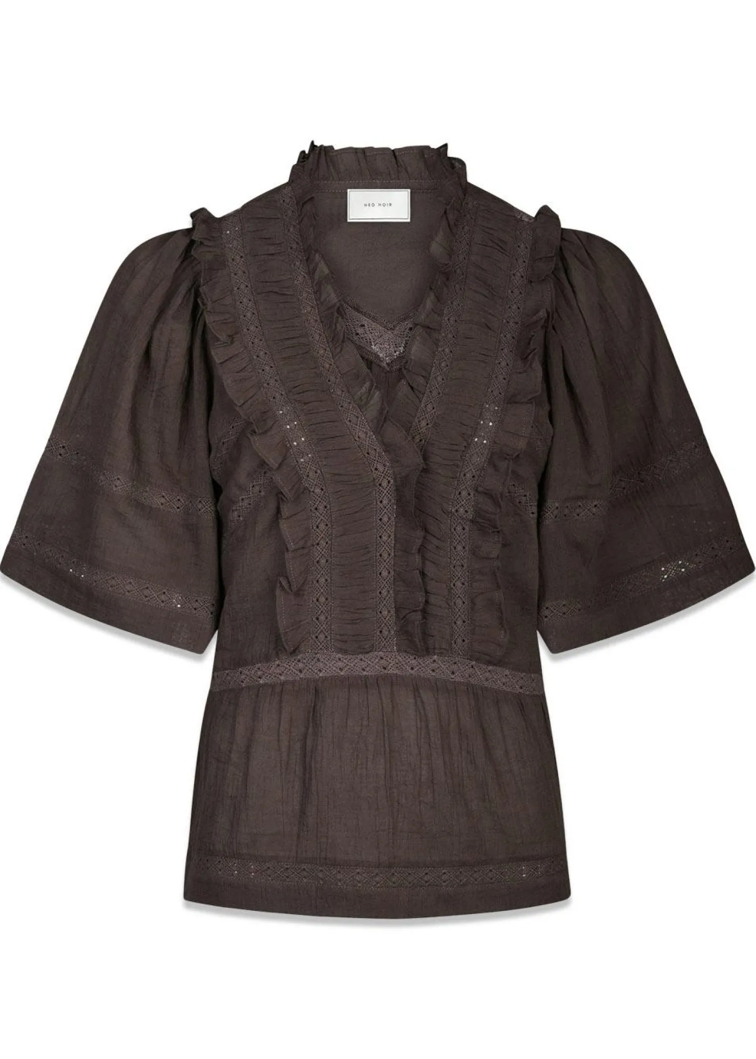 Neo Noir Evienne S Voile Top