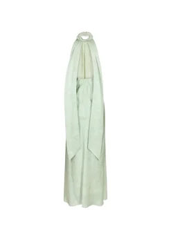 Neo Noir Fiona Pattern Satin Dress