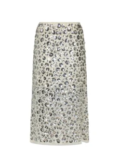 Neo Noir Gilla Flower Sequins Skirt
