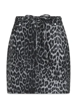 Neo Noir Henrietta Leopard Skirt