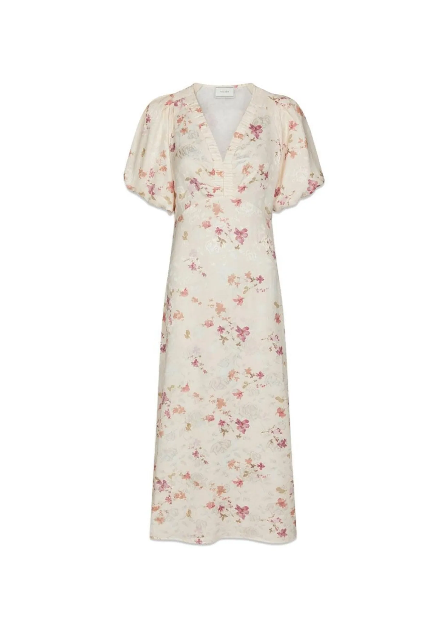 Neo Noir Illana Sateen Print Dress