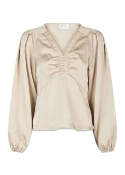 Neo Noir Istana Heavy Sateen Blouse