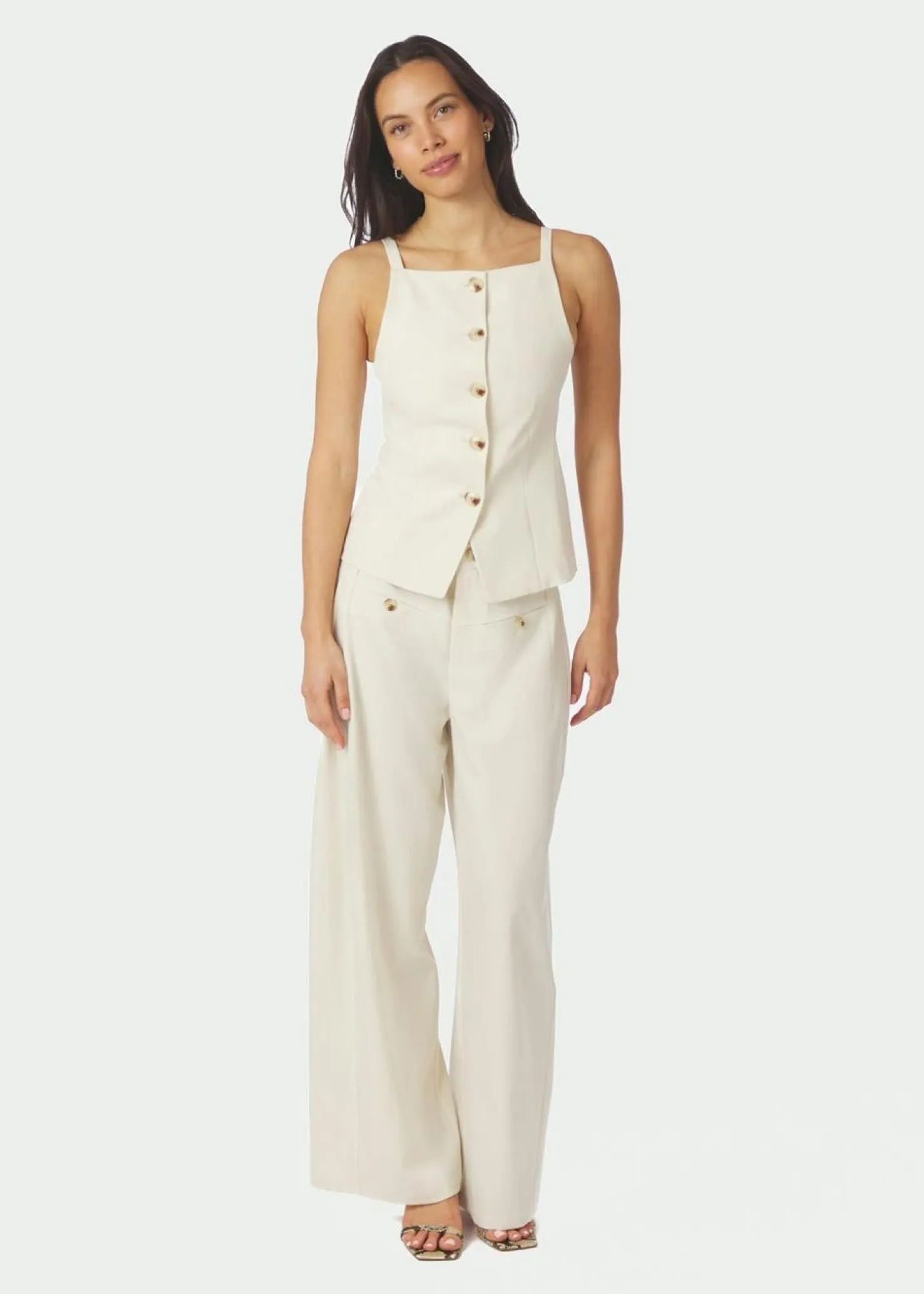 Neo Noir Kylie Structure waistcoat