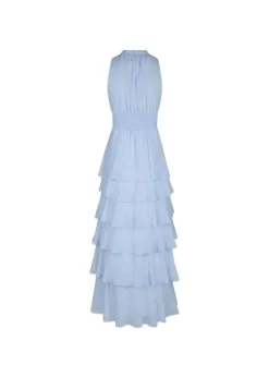 Neo Noir Marli Solid Chiffon Dress