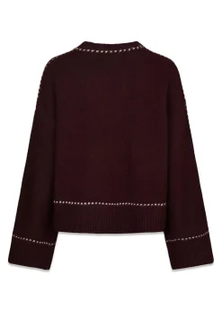 Neo Noir Roeme Knit Stitch Blouse
