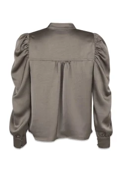 Neo Noir Rosslyn Heavy Sateen Blouse