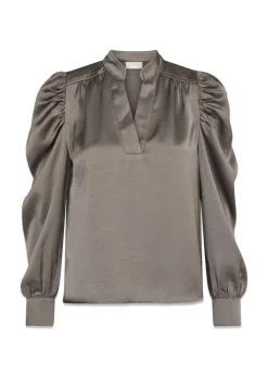 Neo Noir Rosslyn Heavy Sateen Blouse