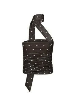 Neo Noir Torinti Mesh Dot Top