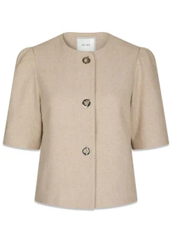 Neo Noir Xanthe Light Herringbone Blazer