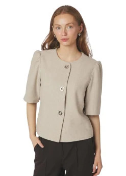 Neo Noir Xanthe Light Herringbone Blazer