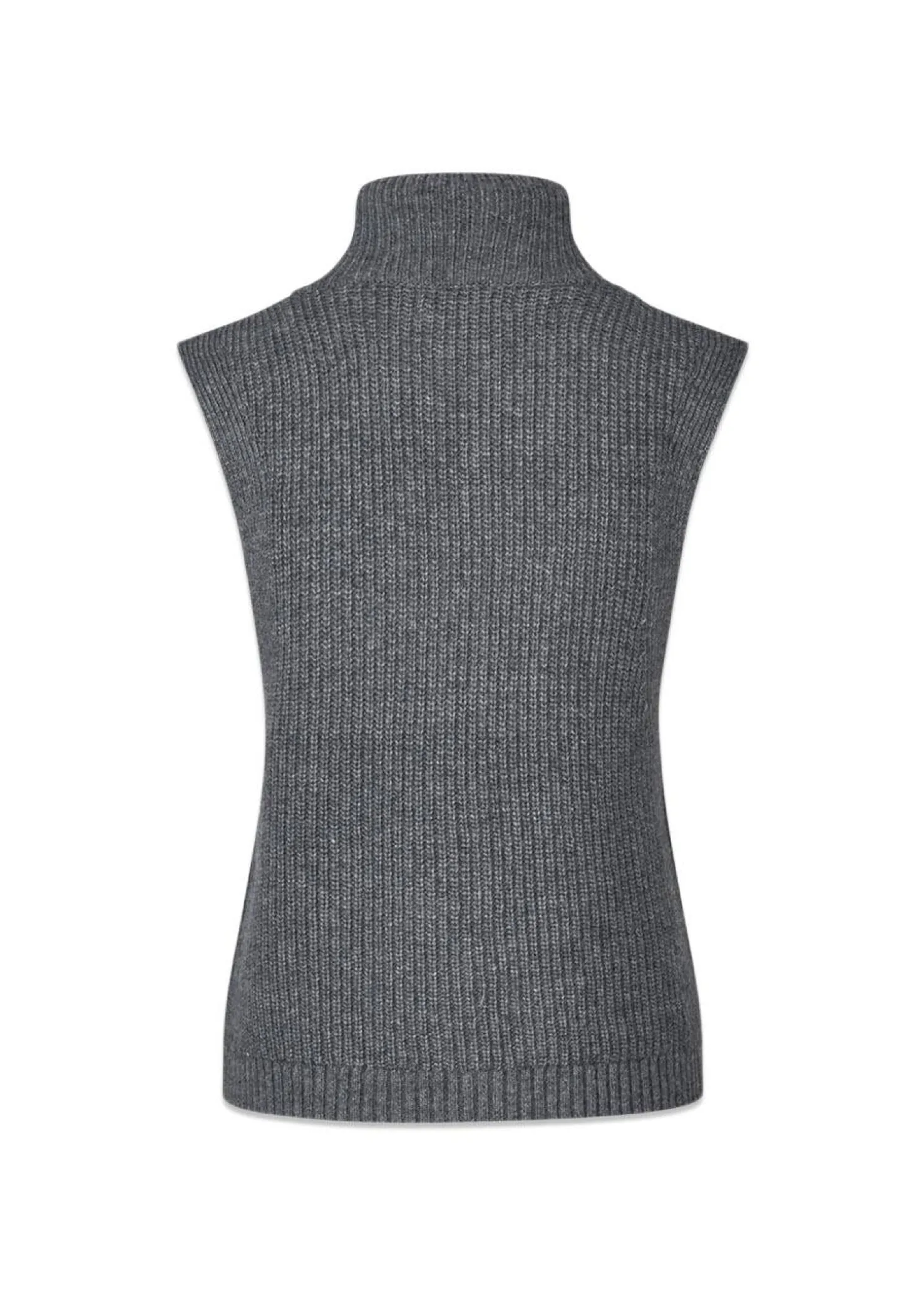 Oval Square Fave Knit Zip Vest