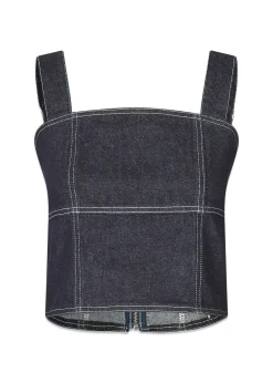 Oval Square Venice Denim Top