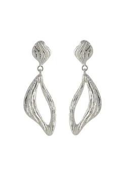 Pernille Corydon Flowing Dreams Earrings length 30 mm