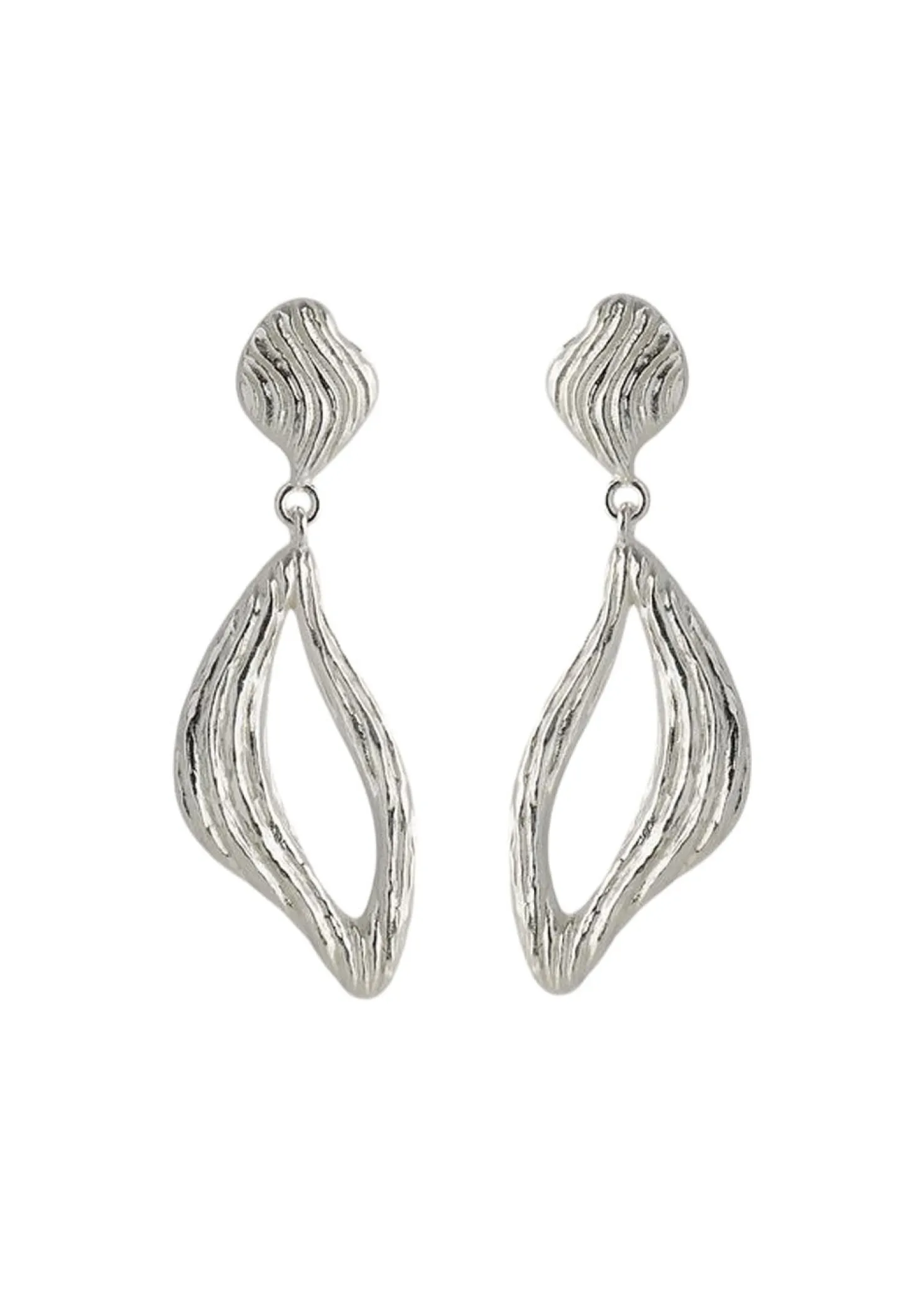 Pernille Corydon Flowing Dreams Earrings length 30 mm