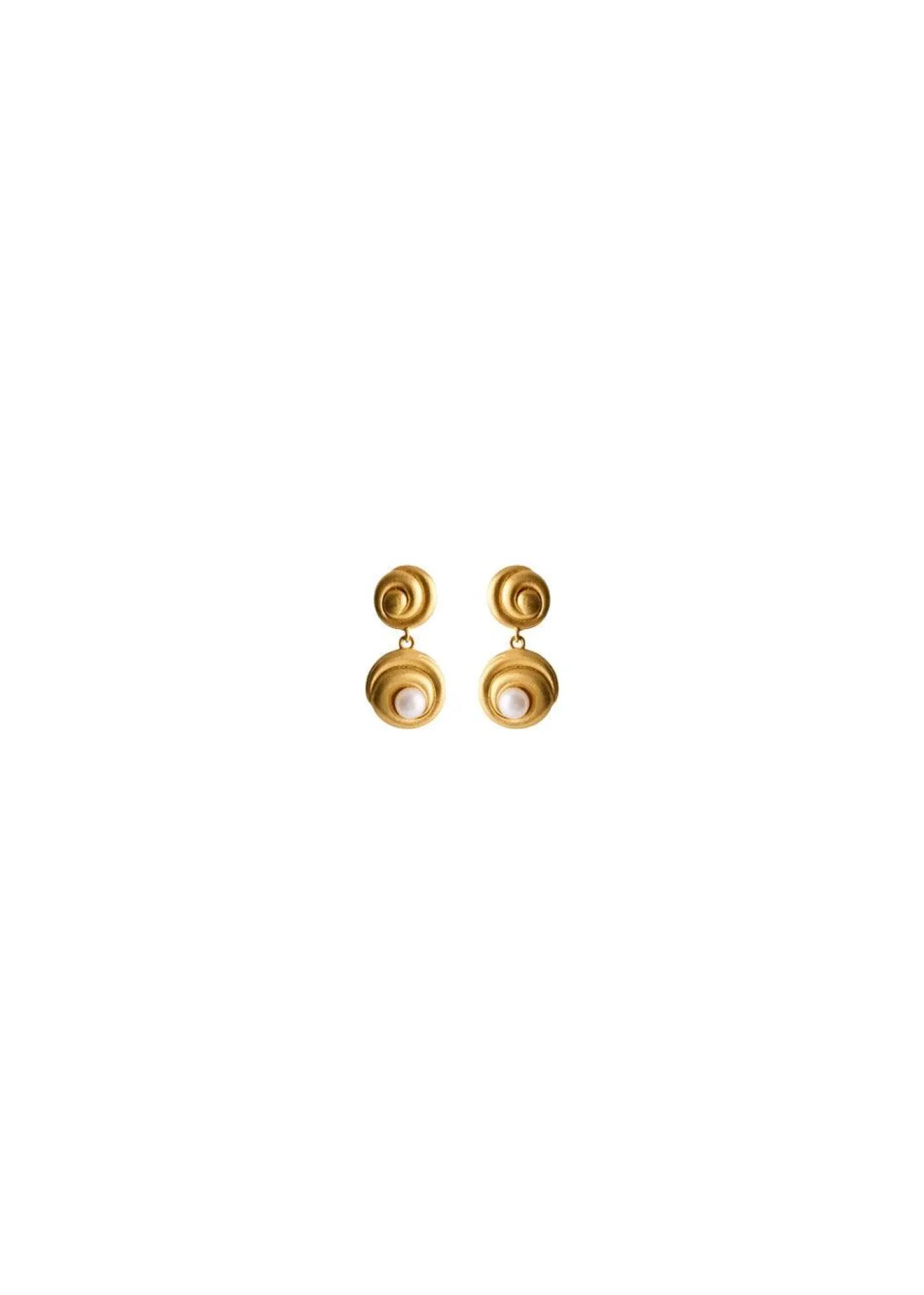 Pernille Corydon Shell Flower Earrings