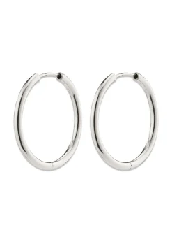 Pilgrim APRIL small hoop earrings silver-plated