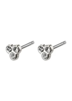 Pilgrim CAILY crystal earrings silver-plated