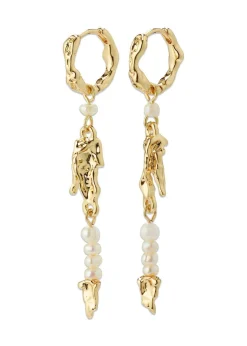 Pilgrim NIYA freshwater pearl earrings gold-plated