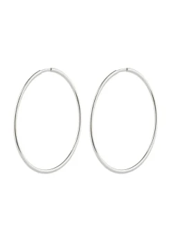Pilgrim SANNE large hoop earrings silver-plated