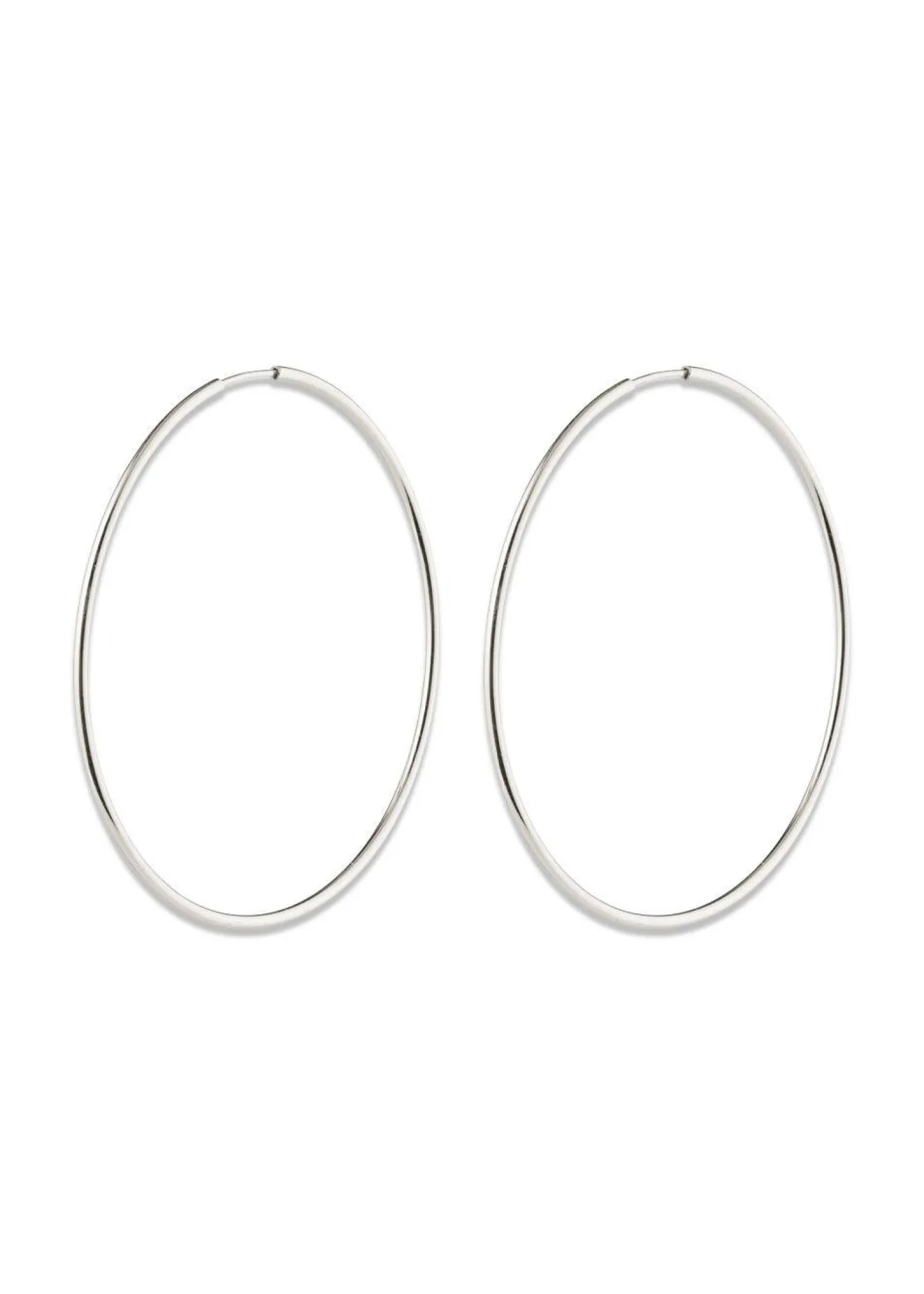 Pilgrim SANNE large hoop earrings silver-plated