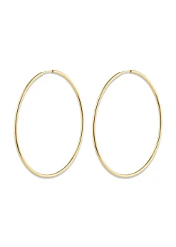 Pilgrim SANNE large hoop earrings gold-plated