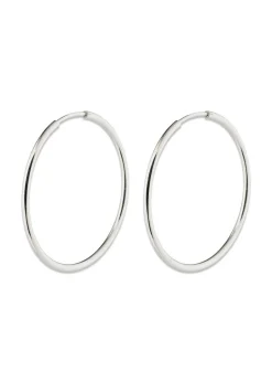 Pilgrim SANNE medium hoop earrings silver-plated