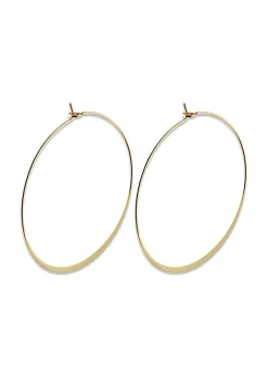 Pilgrim TILLY large hoop earrings gold-plated