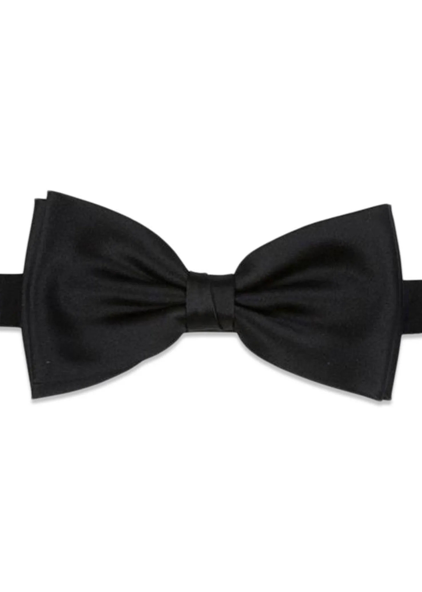 Portia Black Silk Bow Tie