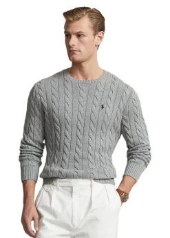 Ralph Lauren Cable Knit Cotton Sweat